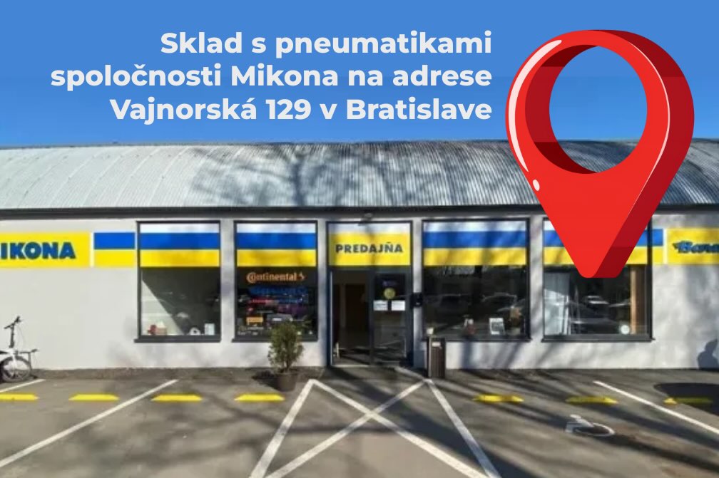 Sklad spoločnosti Mikona na Vajnorskej 129 je logistickým centrom pre celý Bratislavský kraj.