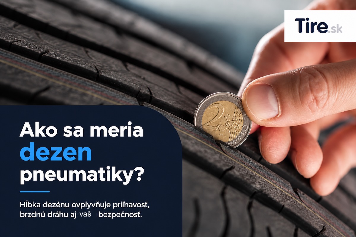 Meranie dezénu pomocou 2-eurovej mince a hĺbkomera.