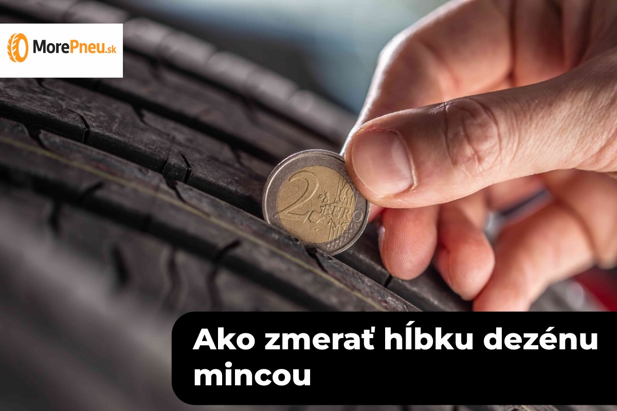 Meranie hĺbky dezénu pneumatiky pomocou euromince