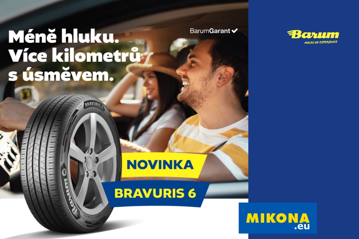 Letní pneumatiky Barum Bravuris 6 — přehled, testy a srovnání na Mikona.eu