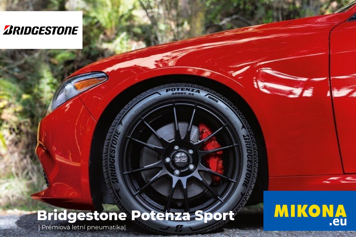 Bridgestone Potenza Sport – prémiová letní sportovní pneumatika s přesným řízením a vysokou přilnavostí.