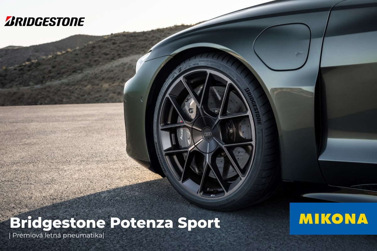Prémiová letná športová pneumatika Bridgestone Potenza Sport Bridgestone Potenza Sport – prémiová letná športová pneumatika s vysokou priľnavosťou, presným riadením a maximálnym výkonom na suchej aj mokrej ceste.