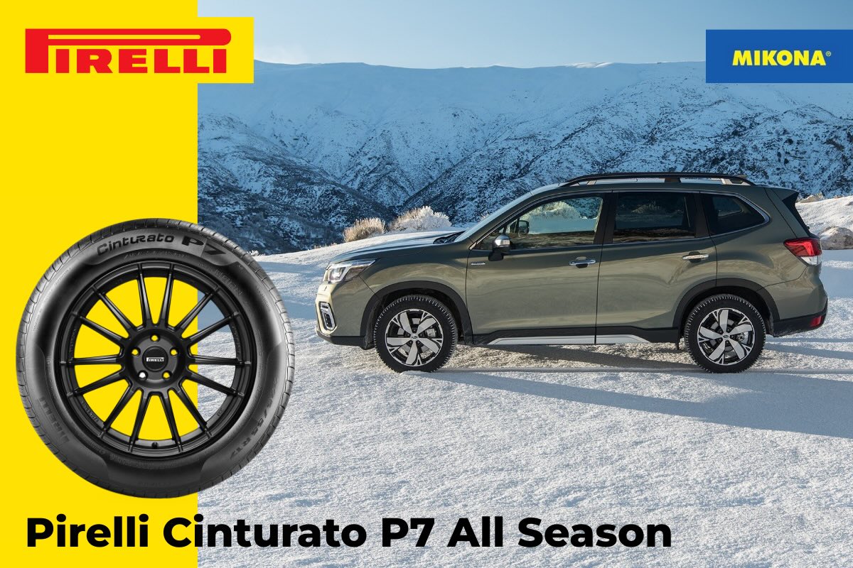 Celoročná pneumatika Pirelli Cinturato P7 All Season pre komfortnú a tichú jazdu