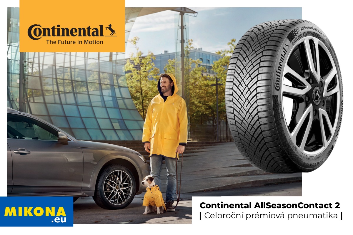 Continental AllSeasonContact 2 – celoroční prémiová pneumatika, vítěz testu ADAC 2025