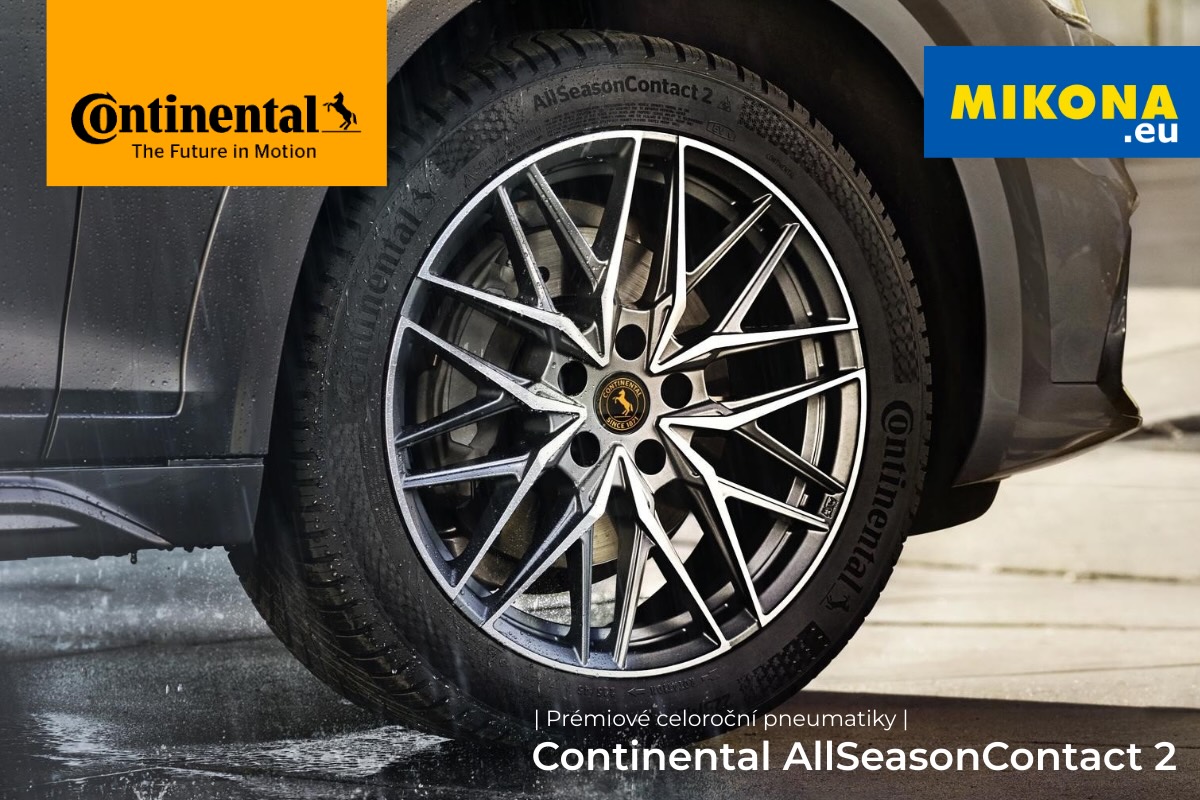 Continental AllSeasonContact 2 – prémiová celoroční pneumatika pro bezpečnou jízdu po celý rok