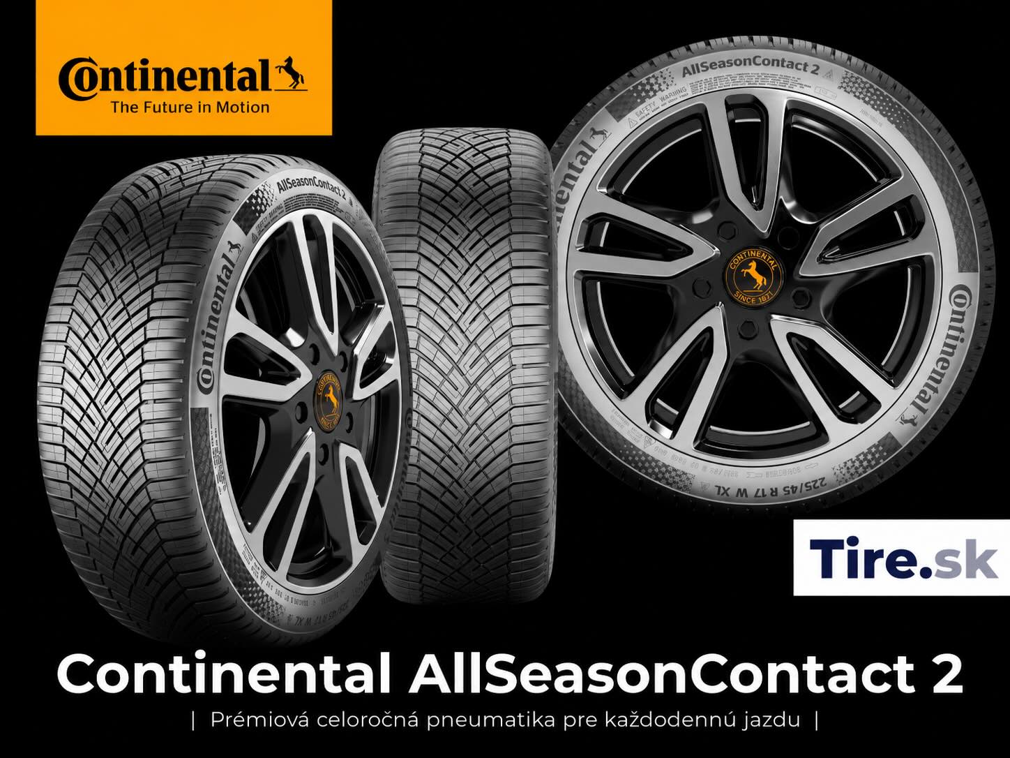 Continental AllSeasonContact 2 – dezén celoročnej pneumatiky