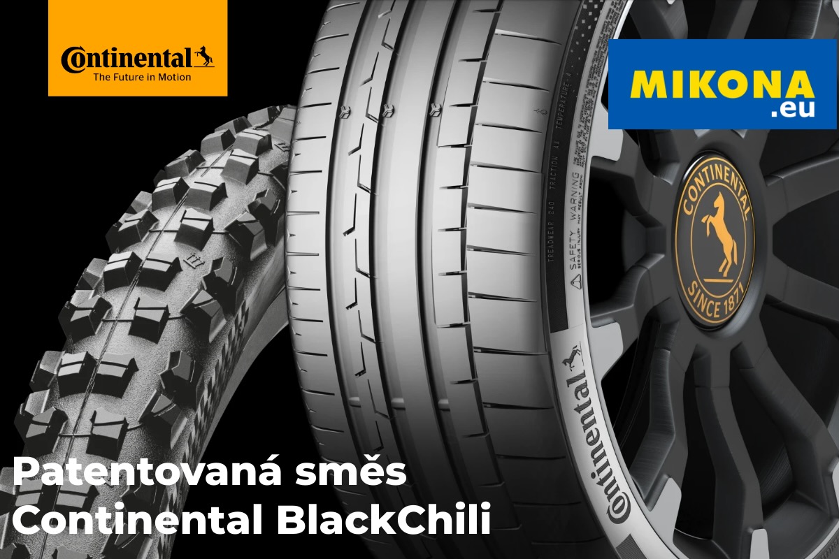 BlackChili od Continental — prémiová směs běhounu pneumatik s lepší trakcí, nižším valivým odporem a delší životností