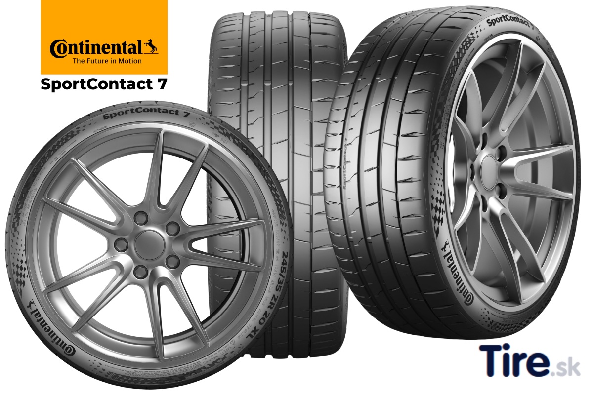 Detail dezénu športovej letnej pneumatiky Continental SportContact 7.