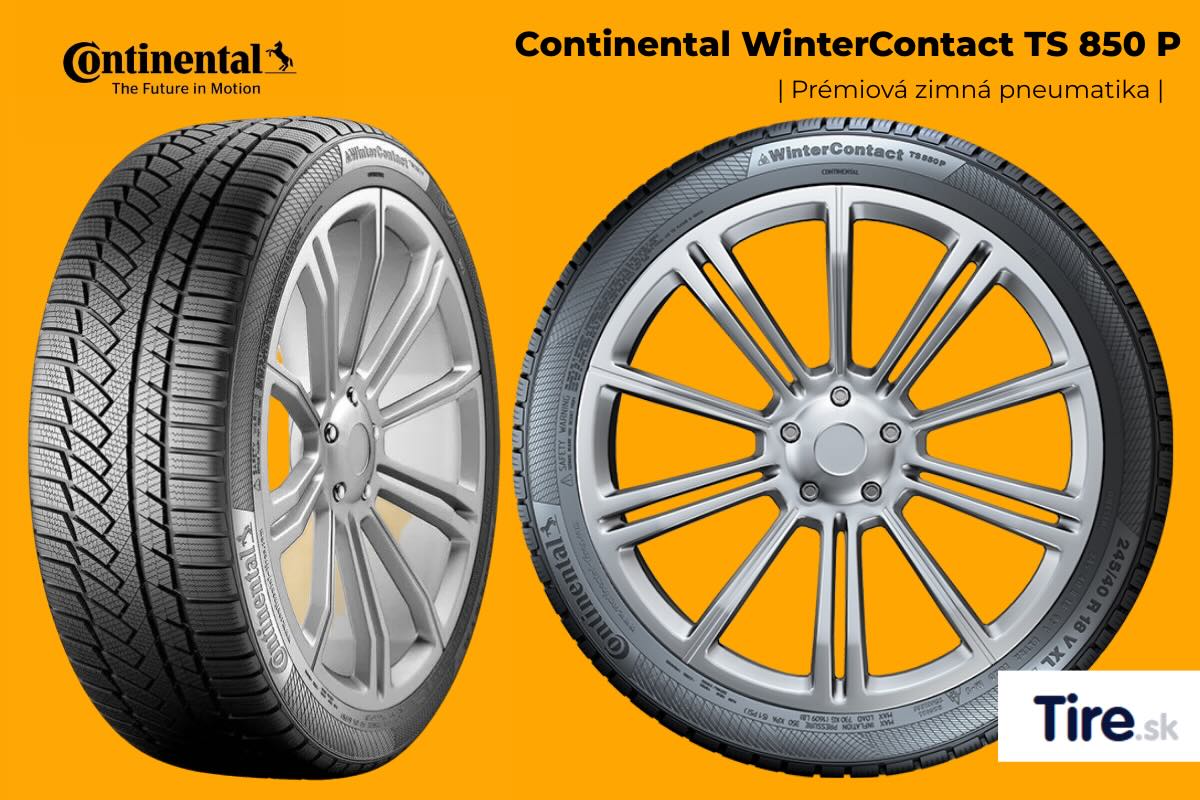 Detail zimného dezénu pneumatiky Continental WinterContact TS 850 P