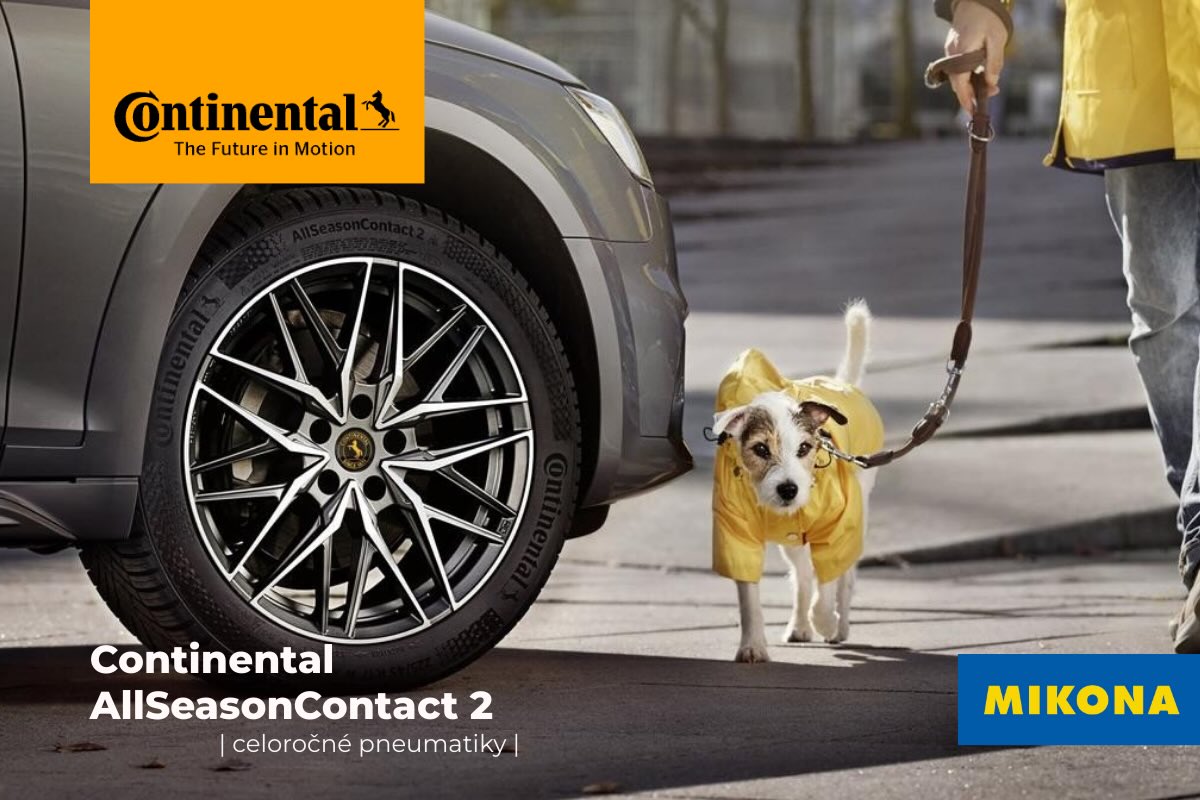 Continental AllSeasonContact 2 je špičková celoročná pneumatika nemeckej kvality.