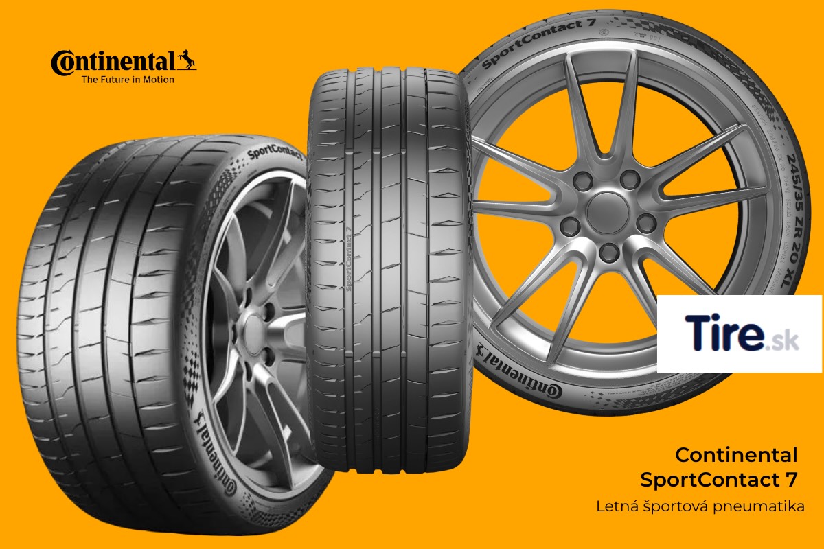 Continental SportContact 7: Tento model je často označovaný za etalón v segmente UHP.