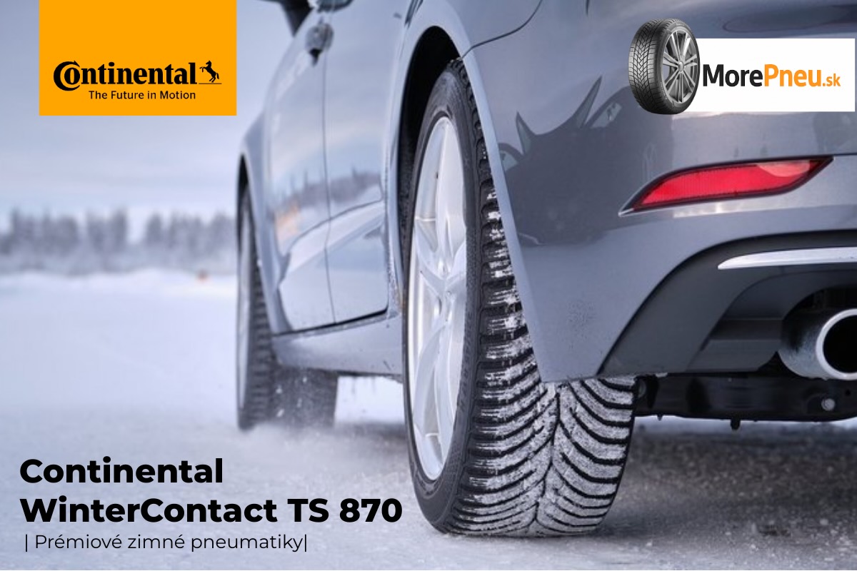 Continental WinterContact TS 870 - prémiová pneumatika s výborným výkonom za každých zimných podmienok.