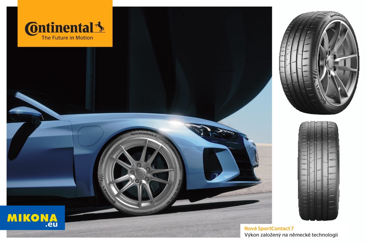 Continental SportContact 7 téměř dokonalou pneumatikou pro náročné řidiče.