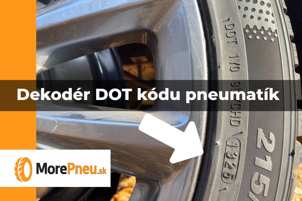 Dekodér DOT kódu pneumatík DOT kód na bočnici pneumatiky – kde ho nájsť a ako ho prečítať