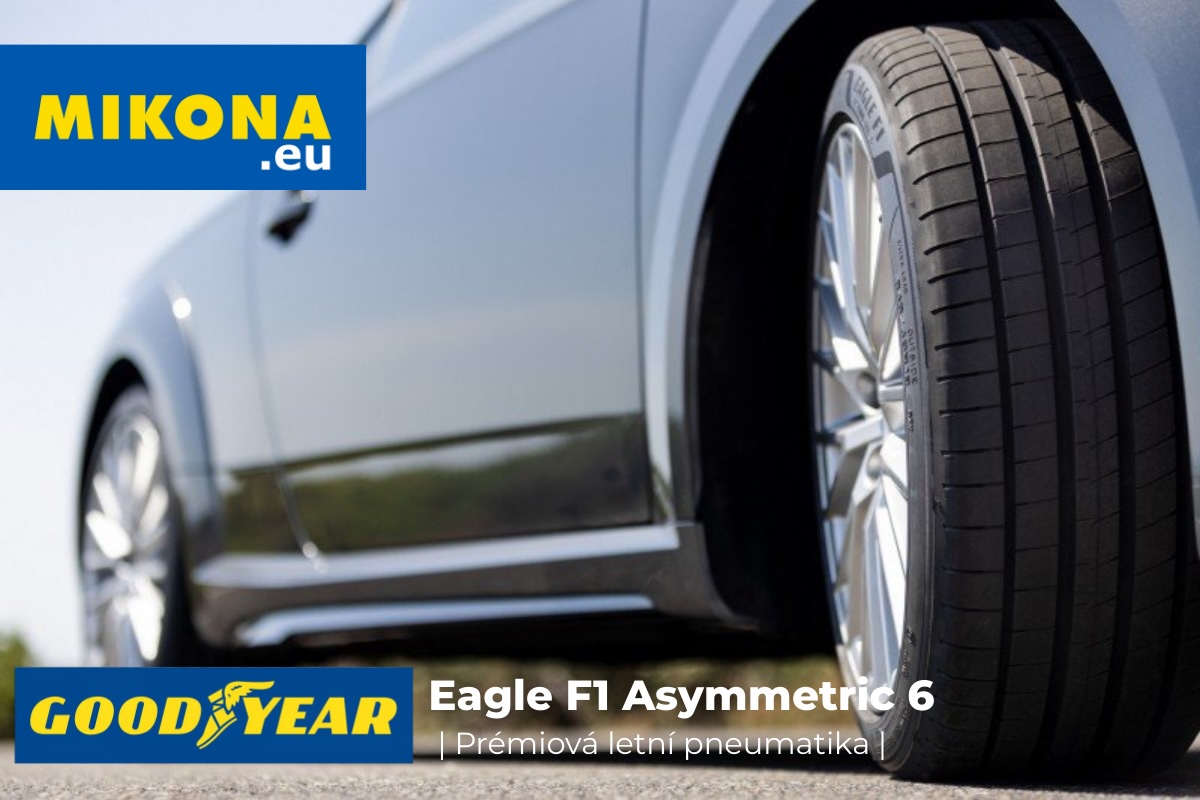 Goodyear Eagle F1 Asymmetric 6 – letní sportovní pneumatika na suché vozovce, Mikona.eu