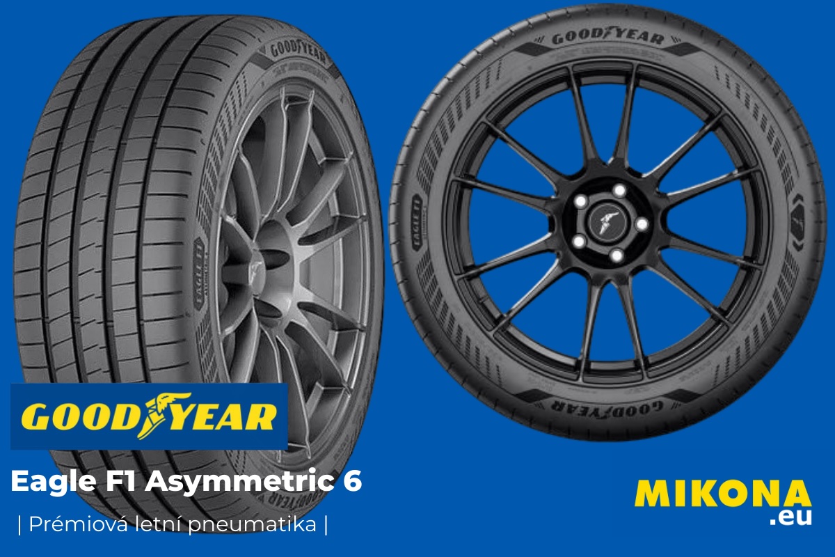 Goodyear Eagle F1 Asymmetric 6 – detail dezénu letní pneumatiky, Mikona.eu