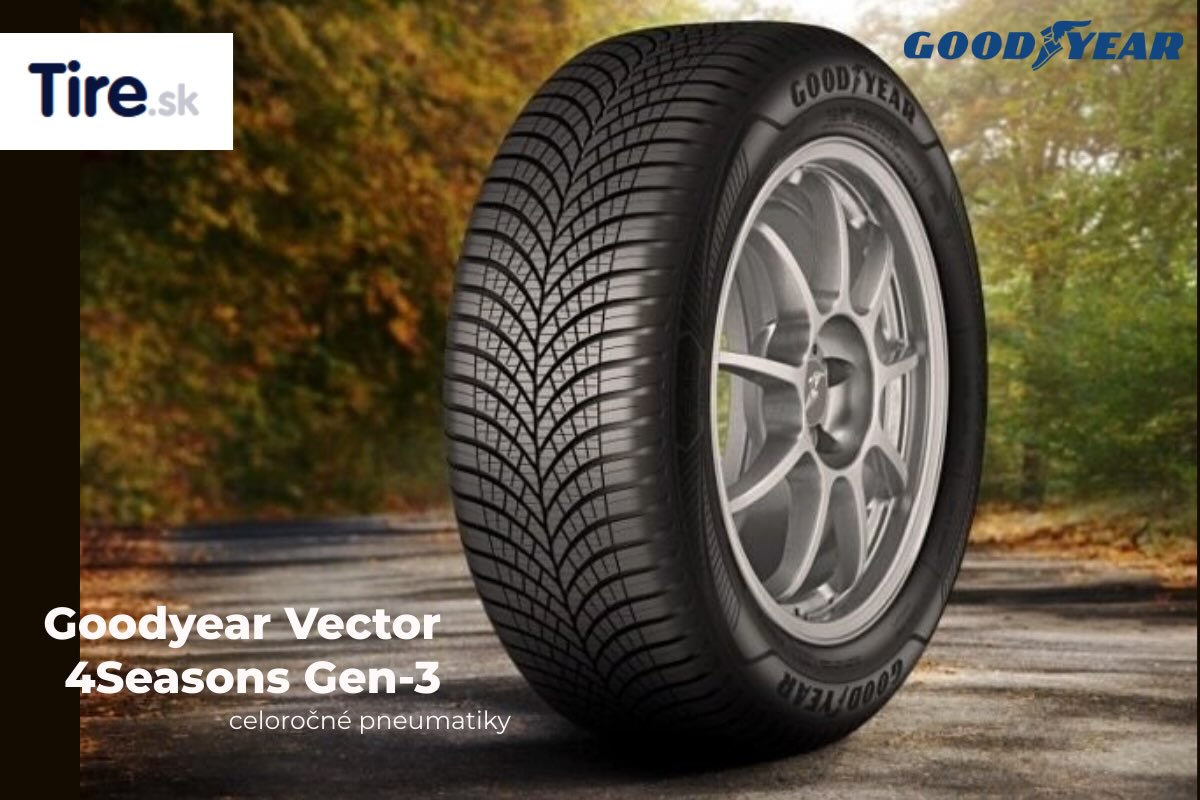 Goodyear Vector 4Seasons Gen-3  pre SUV sa vyznačuje rovnováhou medzi výkonom na snehu a suchu. 