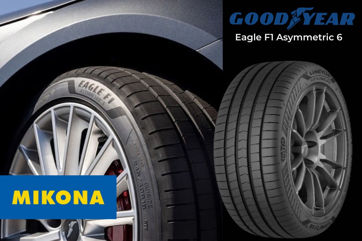 Goodyear Eagle F1 Asymmetric 6 ponúka športový zážitok z jazdy, vynikajúce brzdné vlastnosti a stabilitu. Spoľahlivá voľba na leto pre moderné autá.