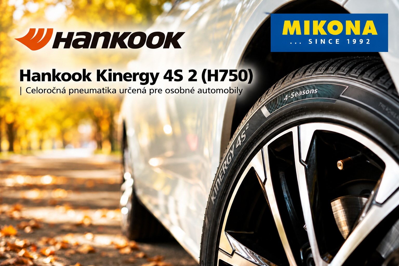 Hankook H750 Kinergy 4S 2 – celoročná pneumatika Celoročná pneumatika Hankook Kinergy 4S 2 H750 so smerovým dezénom
