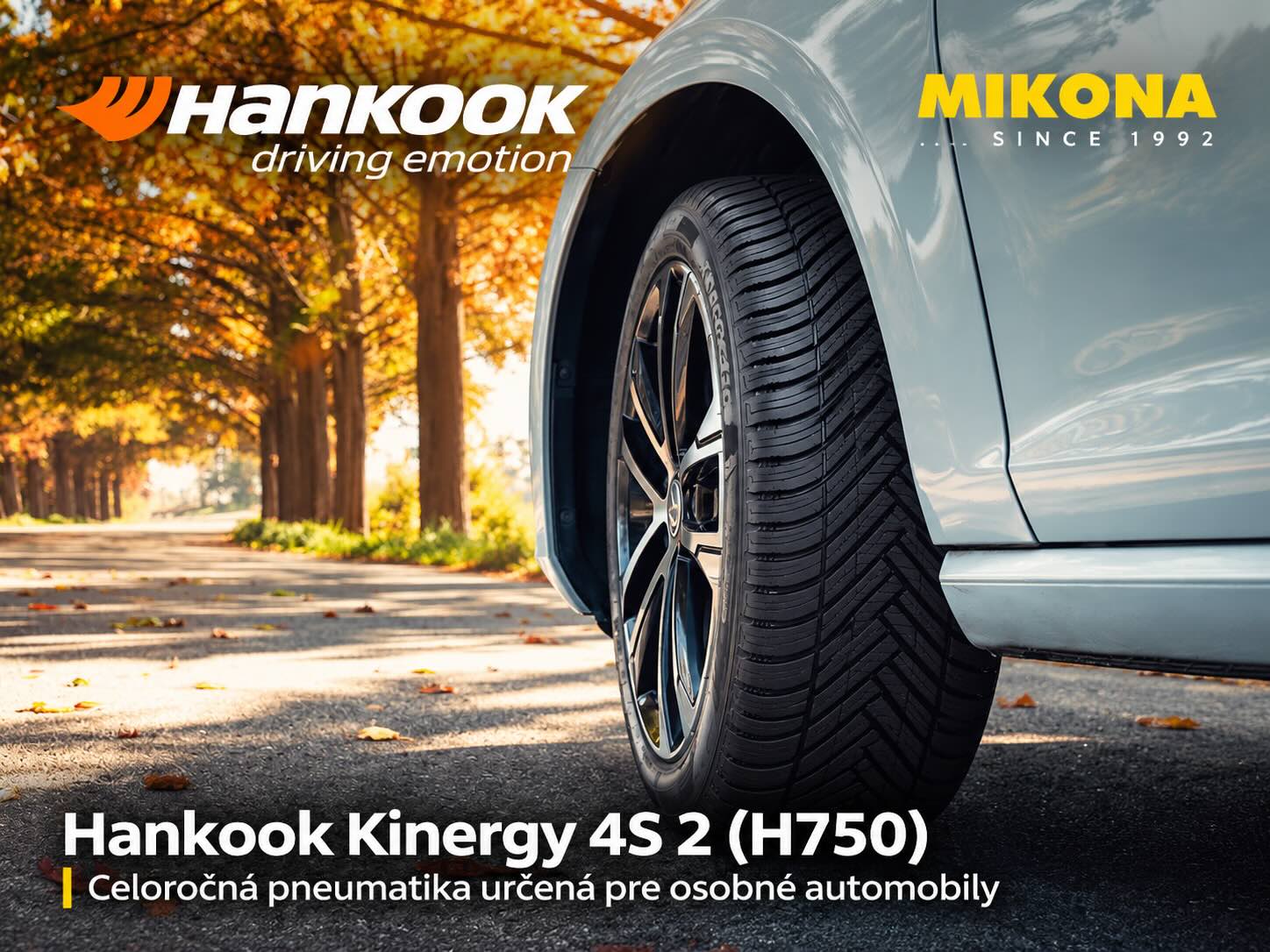 Detail dezénu Hankook Kinergy 4S 2 H750 Detail smerových drážok a 3D GripKontrol lamiel Hankook Kinergy 4S 2 H750