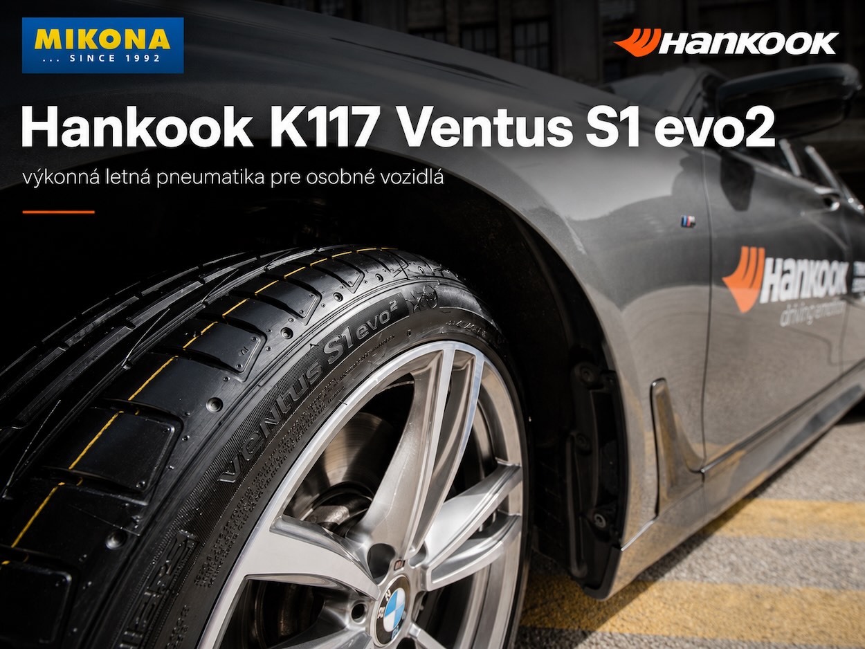 Hankook K117 Ventus S1 evo2 letná pneumatika Hankook K117 Ventus S1 evo2 výkonná letná pneumatika pre osobné vozidlá