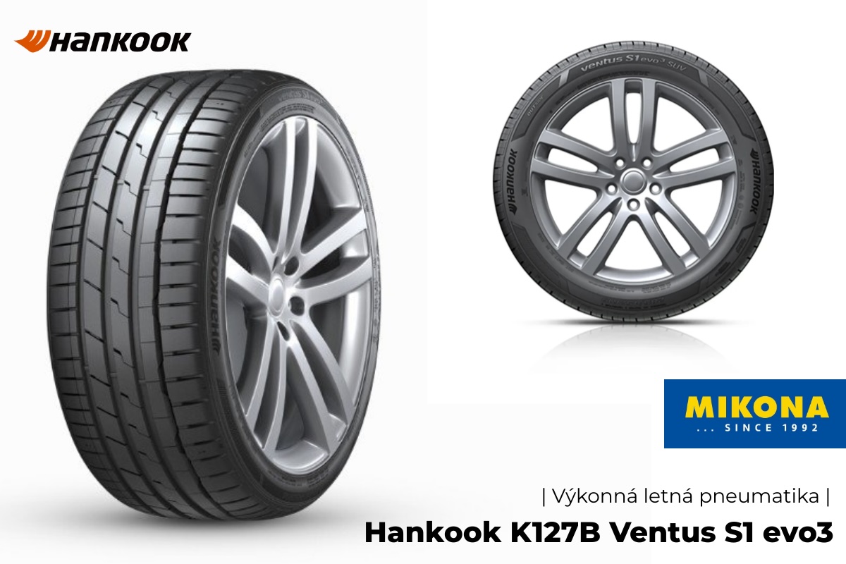 Placeholder obrázok – detail dezénu Hankook K127B Ventus S1 evo3 s drážkami pre mokrú vozovku