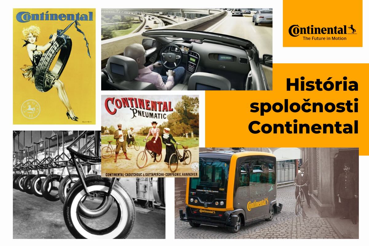 História spoločnosti Continental: Od gumených podrážok po inteligentné pneumatiky