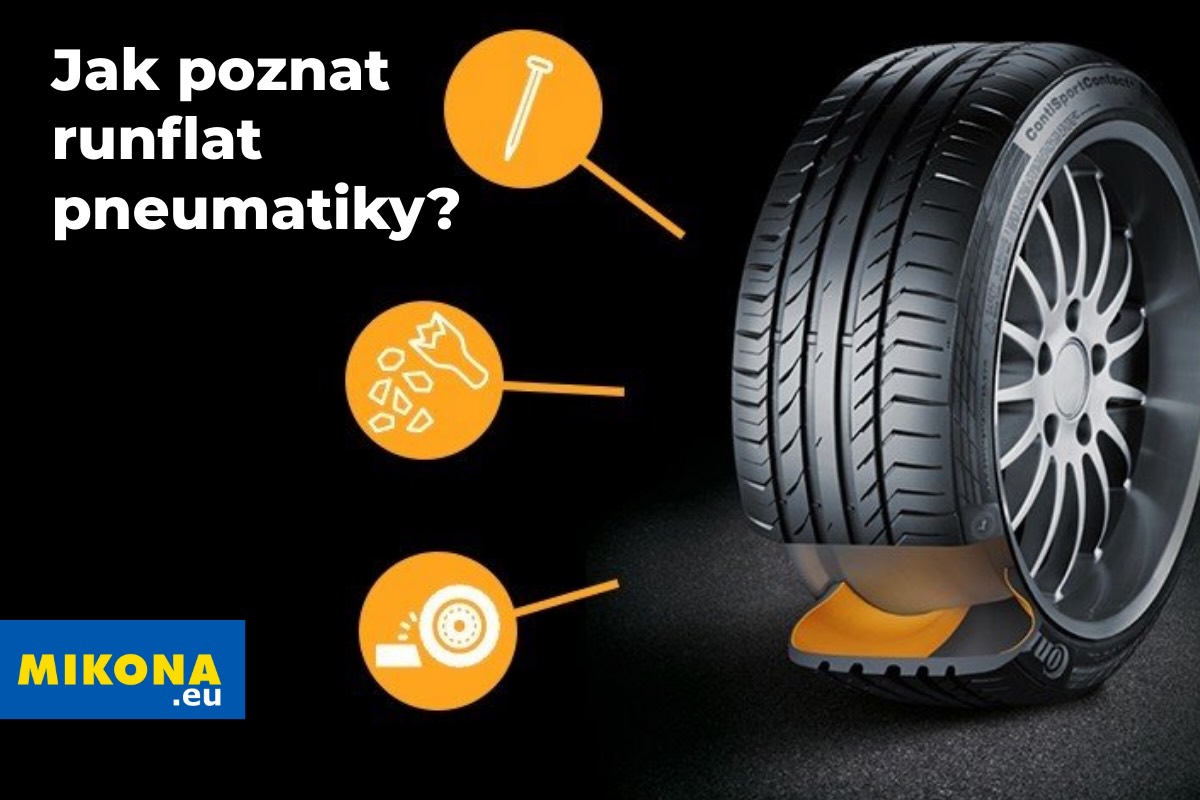 Jak poznat runflat pneumatiky? Zjistěte jejich označení, výhody, nevýhody a zda se vyplatí zvolit runflat obutí pro vaše auto.