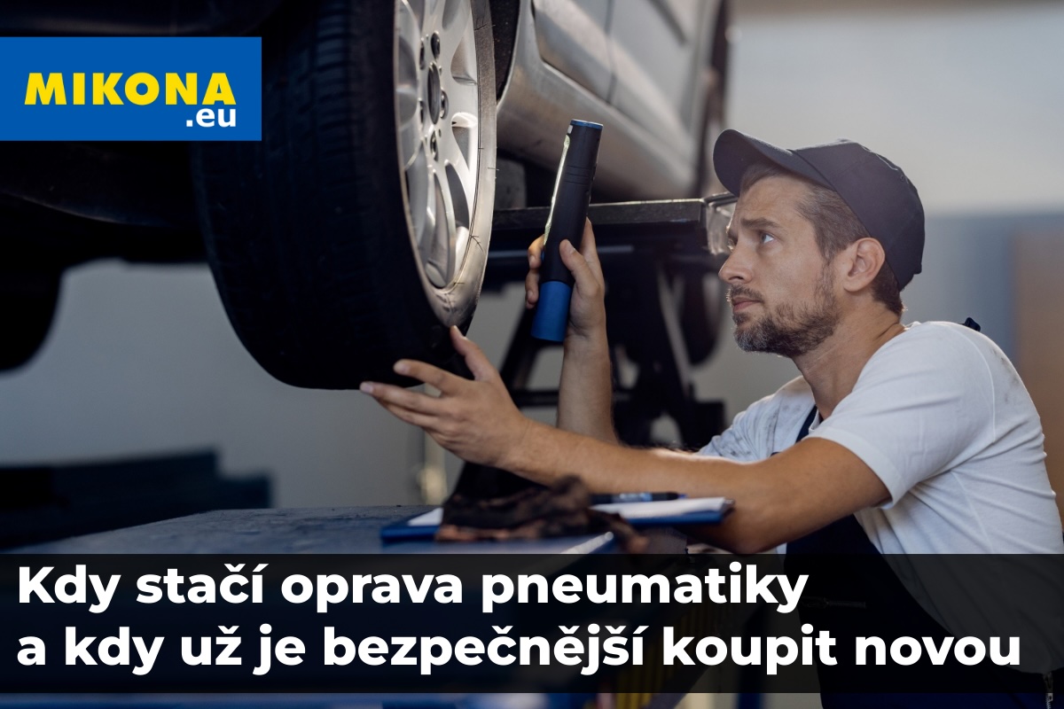 Oprava pneumatiky – kdy stačí záplata a kdy je nutná výměna