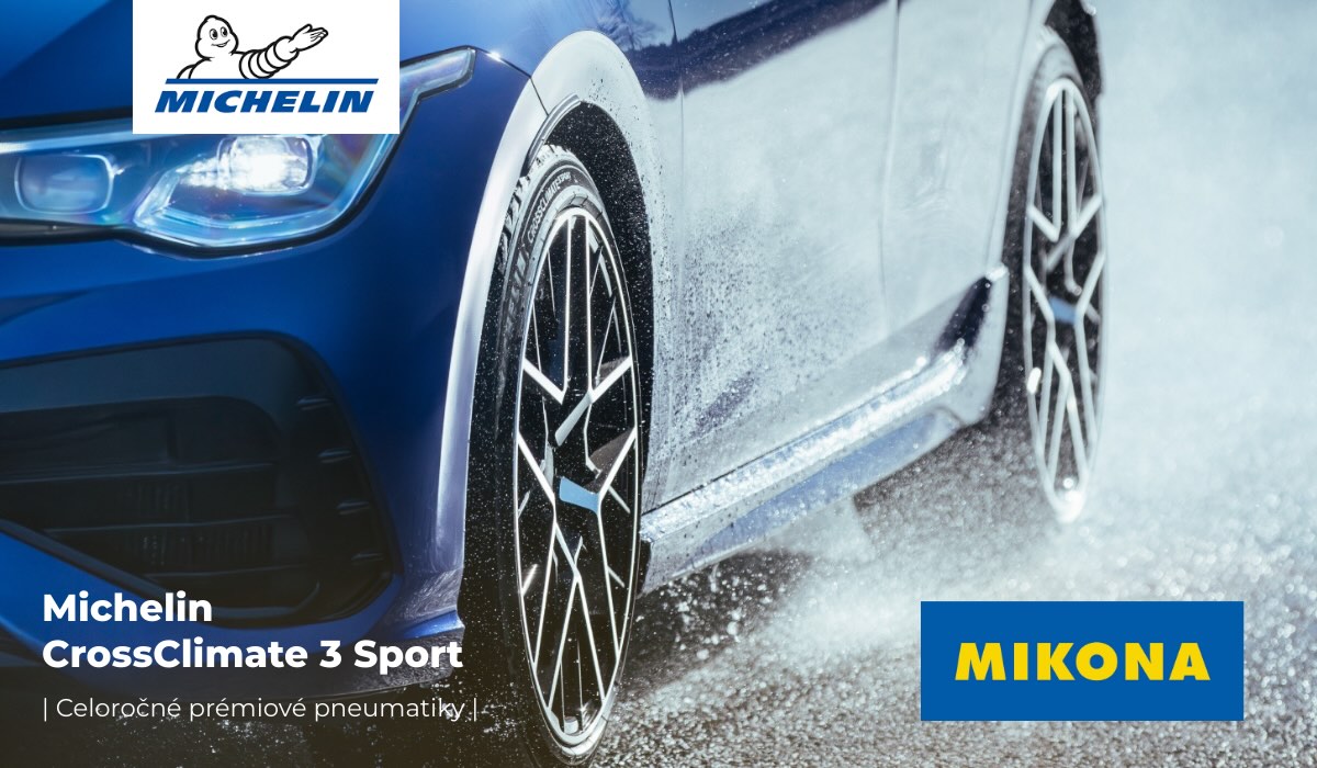 Michelin CrossClimate 3 Sport v reálnych podmienkach – stabilita, bezpečnosť a športový zážitok po celý rok.