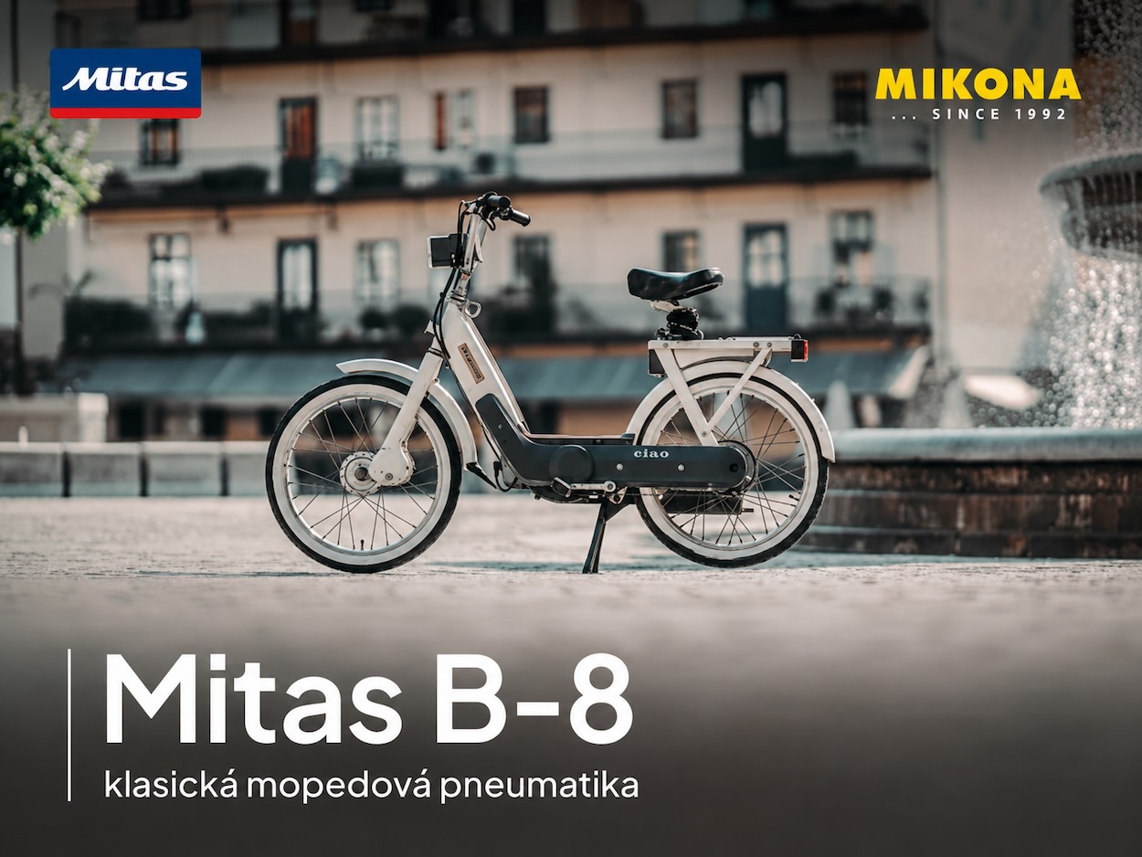 Placeholder obrázok – Mitas B-8 klasická mopedová pneumatika pre každodenné jazdenie