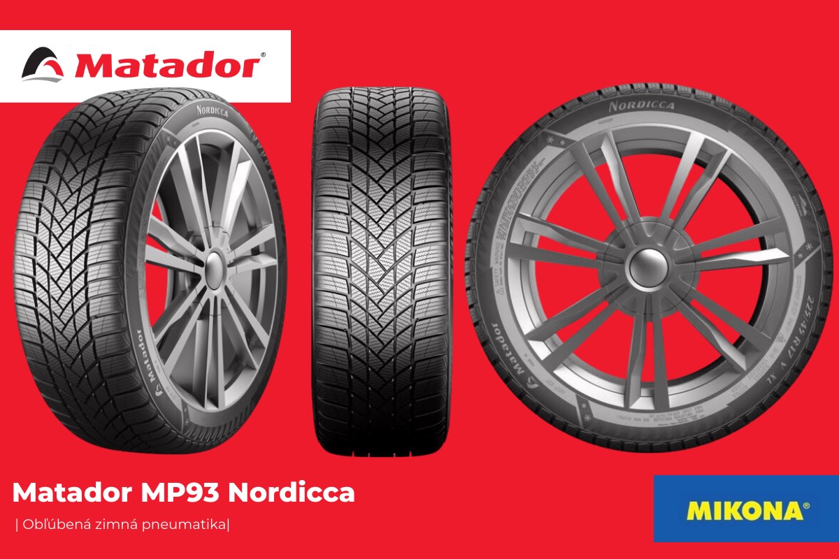 Matador MP93 Nordicca Zimná pneumatika Matador MP93 Nordicca – dezén