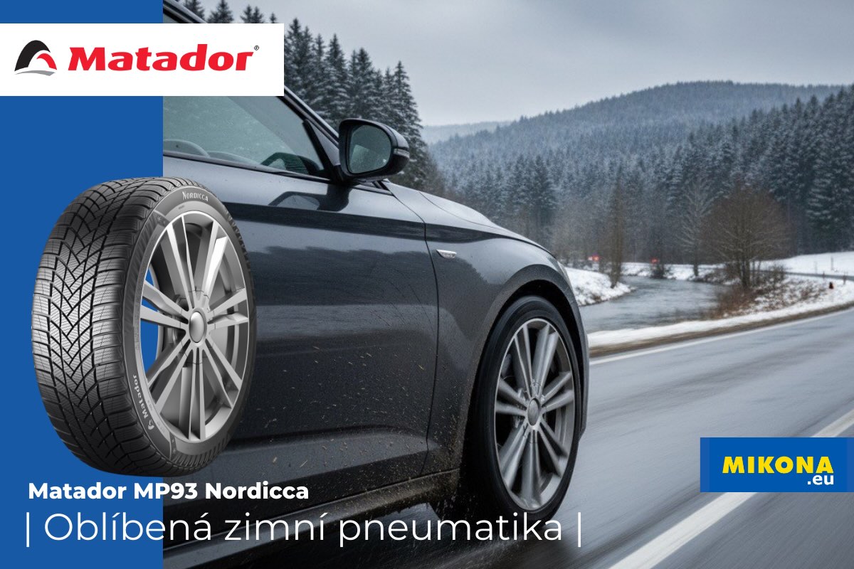 Matador MP93 Nordicca Zimní pneumatika Matador MP93 Nordicca – detail dezénu