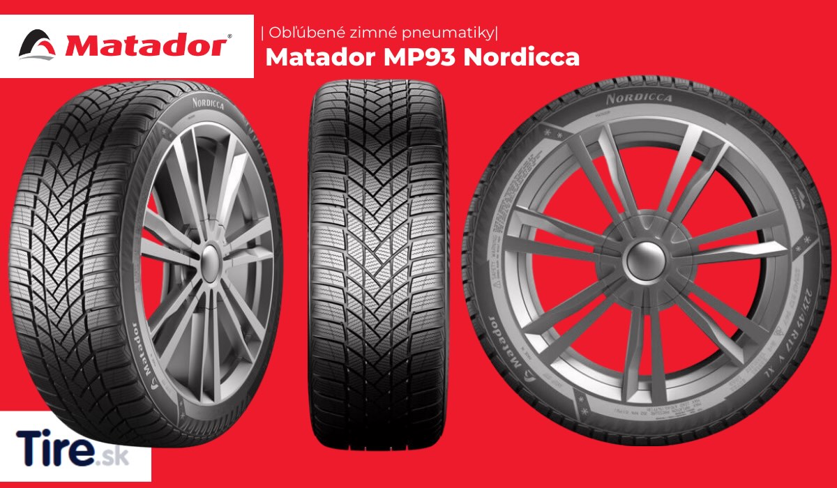 Zimná pneumatika Matador MP93 Nordicca – dezén pripravený na sneh a kašu