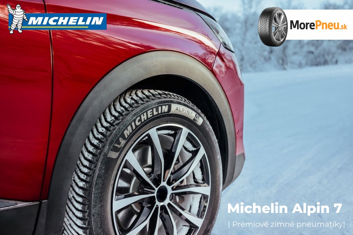 Zimná pneumatika Michelin Alpin 7 prináša vysokú životnosť, komfort a excelentné brzdenie na snehu.