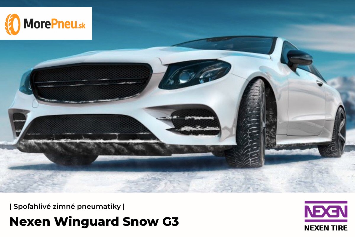 Zimná pneumatika Nexen WINGUARD SNOW G3 – detail dezénu vhodného na sneh a mokro