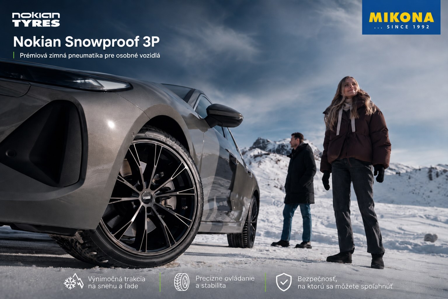 Nokian Snowproof 3P zimná pneumatika Nokian Snowproof 3P zimná pneumatika pre osobné vozidlá