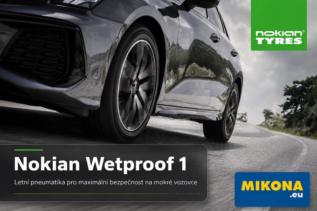 Nokian Wetproof 1 – letní pneumatika pro bezpečnou jízdu na mokré vozovce