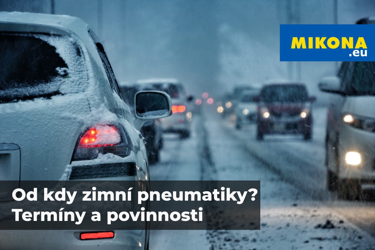 Zimní pneu zajišťují bezpečnost na sněhu i ledu – od 1. listopadu je v ČR jejich použití v určitých podmínkách povinné.