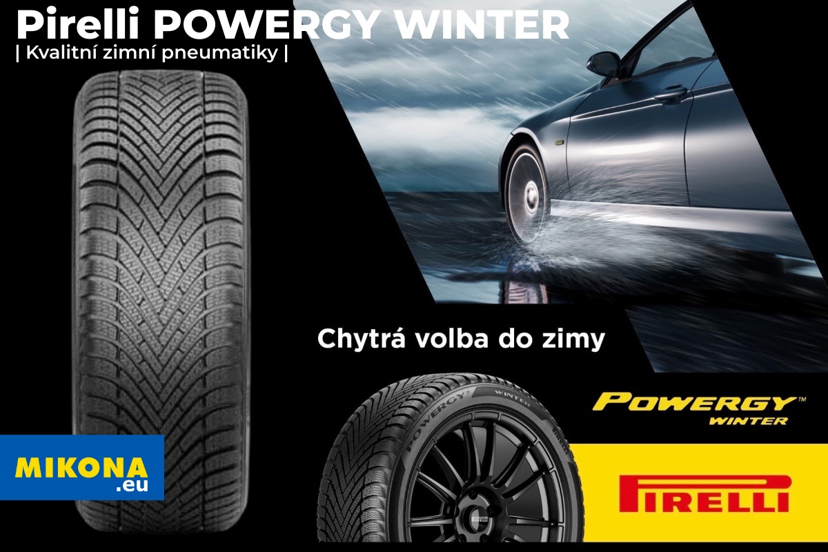 Pirelli POWERGY WINTER zimní pneumatika Zimní pneumatika Pirelli POWERGY WINTER – moderní dezén pro bezpečnou jízdu na mokré a studené vozovce