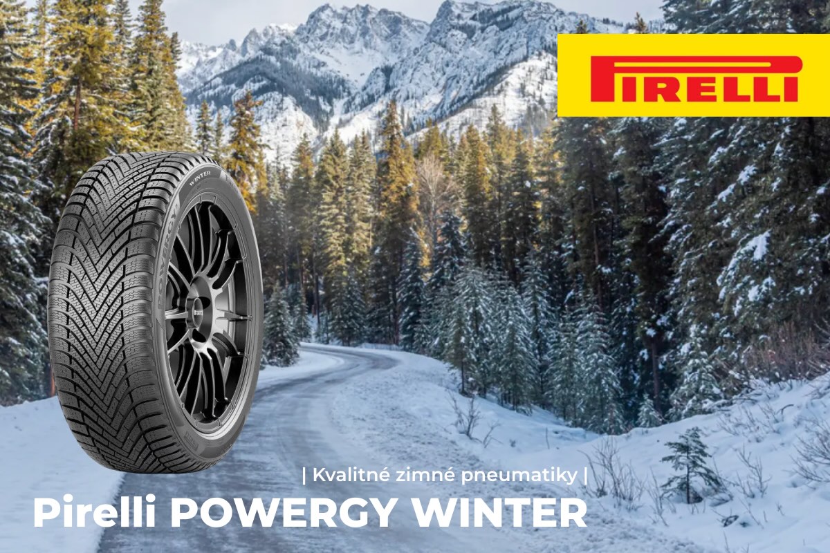 Zimné pneumatiky Pirelli POWERGY WINTER – dezén pre istotu na mokrej a chladnej vozovke počas zimy