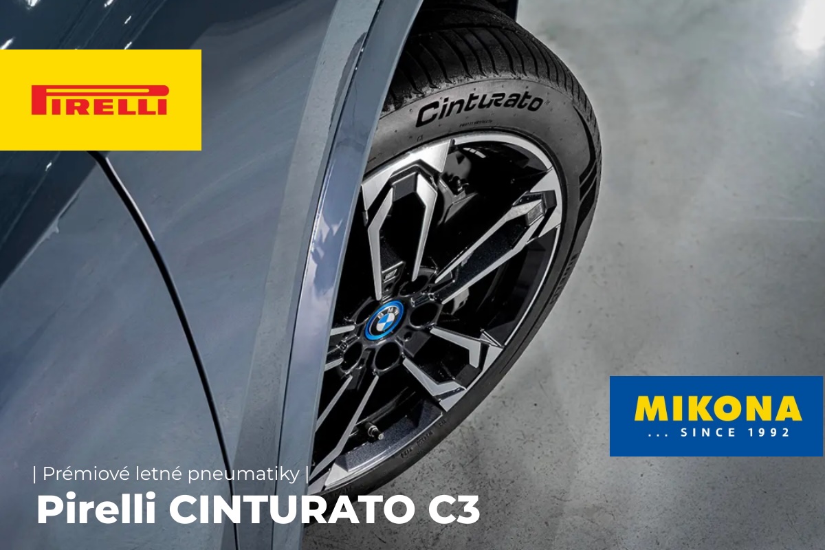 Letné pneumatiky Pirelli Cinturato C3 – test ADAC 2026, výborné brzdenie a vyvážené jazdné vlastnosti