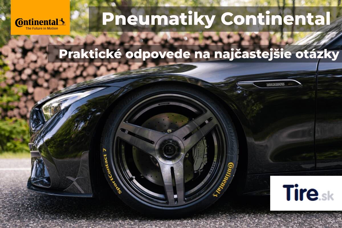 Pneumatiky Continental patria medzi najobľúbenejšie vo svojej triede.