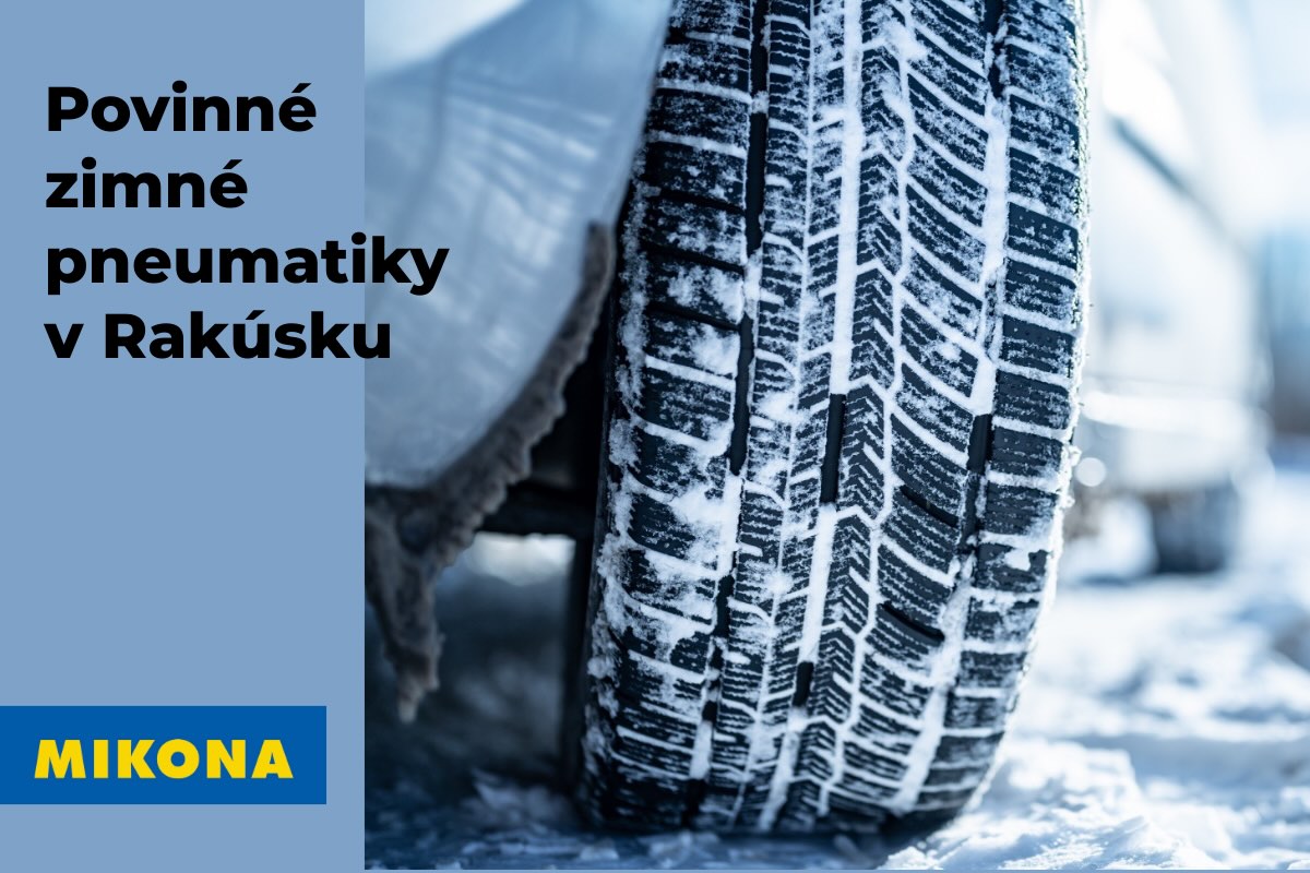 Zimné pneumatiky v Rakúsku sú povinné pri zimných podmienkach. Zistite, od kedy platí povinnosť, aká je hĺbka dezénu a čo hrozí pri porušení zákona.