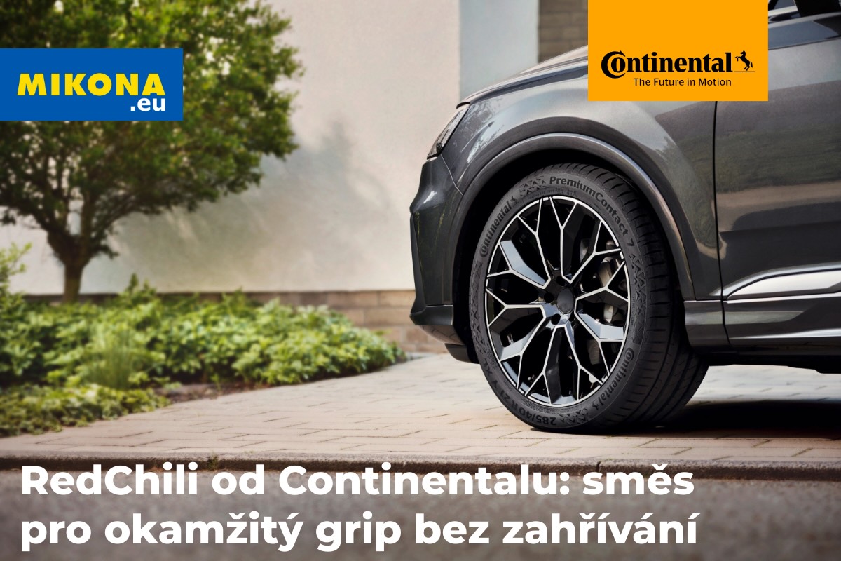 RedChili – technologie směsi pneumatik Continental pro okamžitý grip