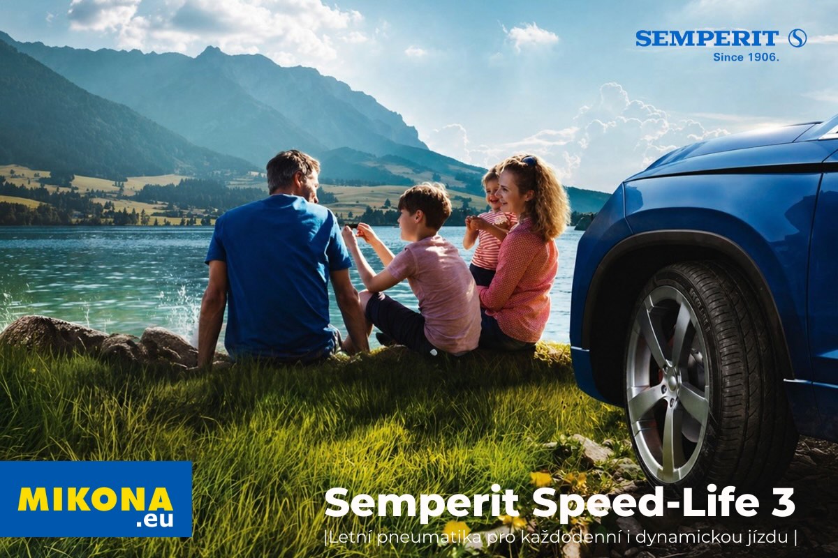 Letní pneumatika Semperit Speed-Life 3 na disku, asymetrický dezén pro dynamickou jízdu