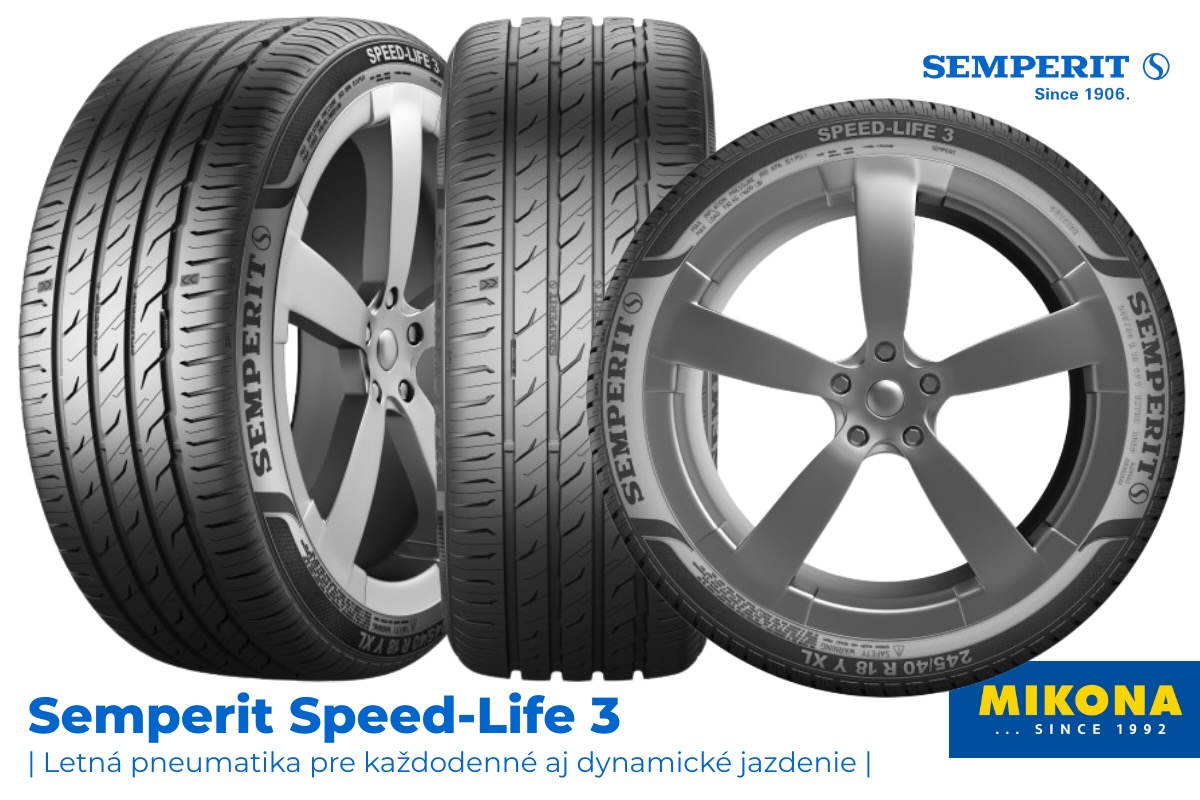 Placeholder obrázok – detail dezénu Semperit SPEED-LIFE 3 so širokými stredovými drážkami