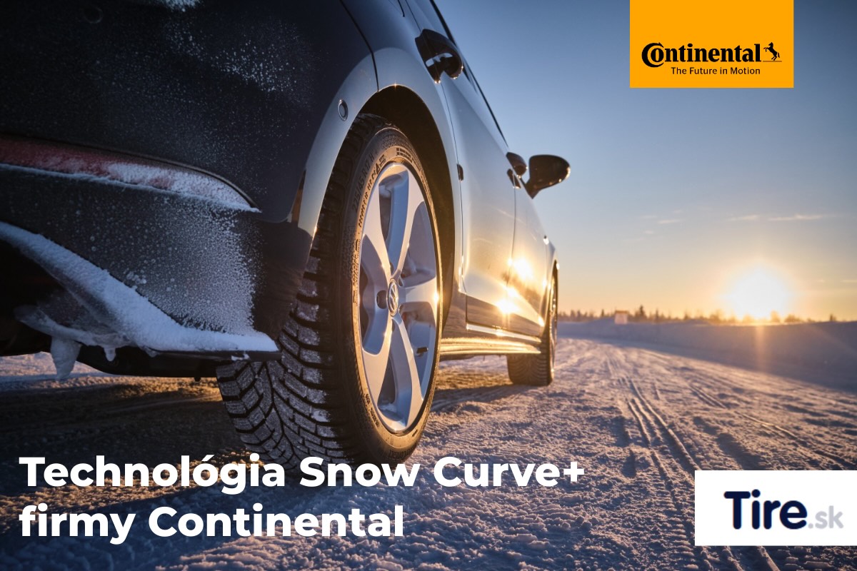Technológia Snow Curve+ od firmy Continental – zimná pneumatika na snehu