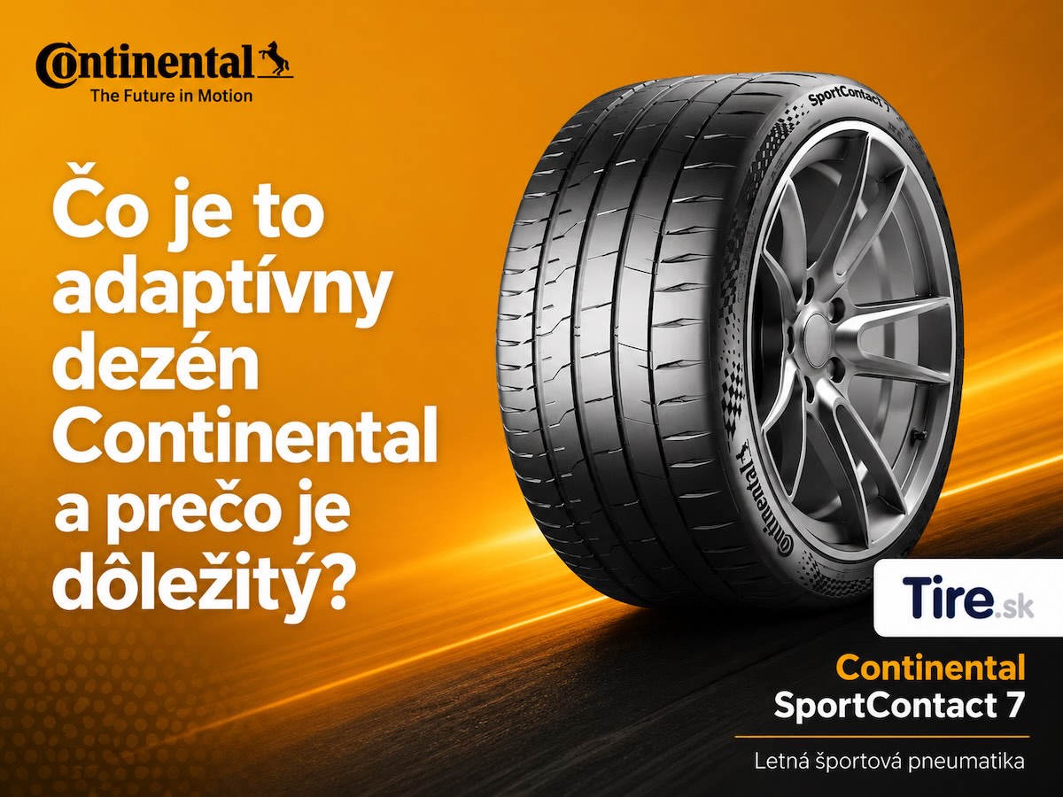 Adaptívny dezén Continental – inteligentný vzor behúňa pre športový výkon aj komfortnú jazdu