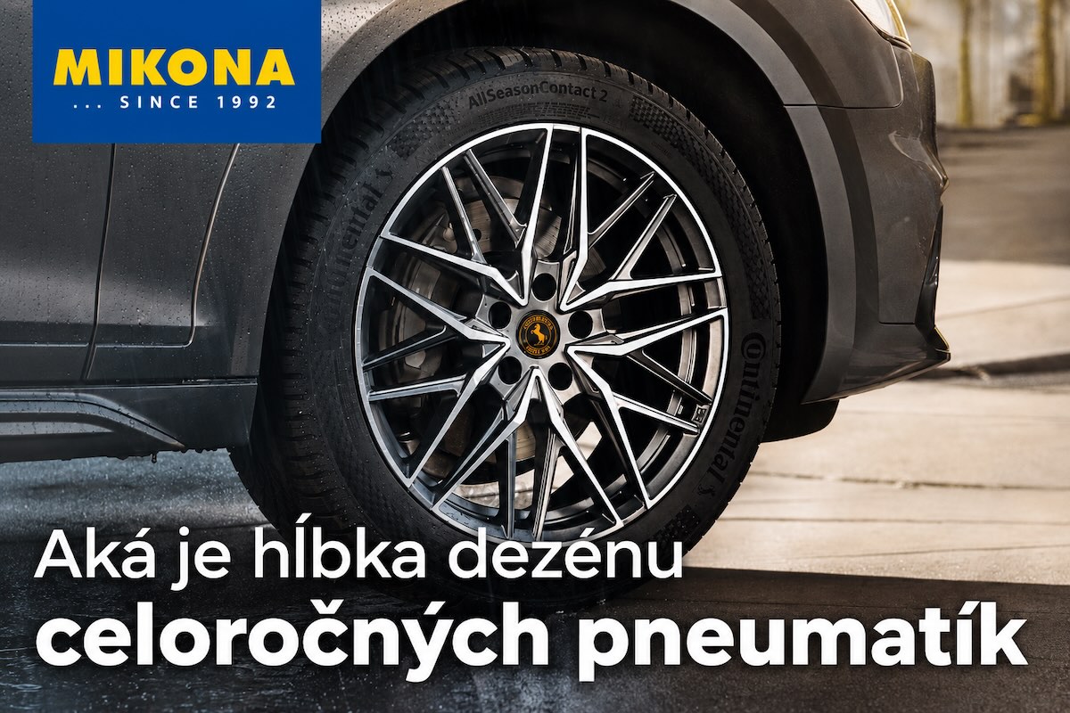 Hĺbka dezénu celoročnej pneumatiky – praktický sprievodca pre vodičov. Autor – Mikona
